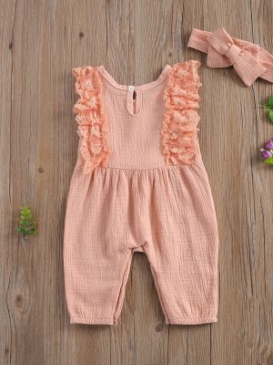 2021-Summer-Newborn-Infant-Baby-Girls-Clothes-Sleeveless-Lace-Romper-Ruffle-Jumpsuit-Overalls-Headband-Outfits-0-1