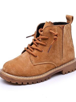 Autumn-Winter-Children-Genuine-Leather-Boots-Boys-Handsome-British-Style-Boots-Girls-Short-Boots-Baby-Warm-1