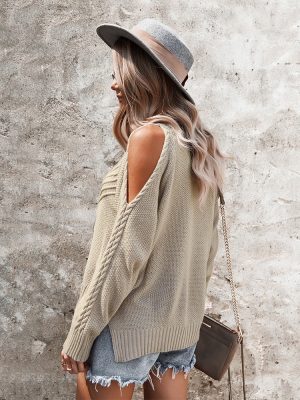 Autumn-Winter-Solid-Color-Off-Shoulder-Pullover-Sweater-Women-2022-New-Long-Sleeved-Thick-Stitch-Knitted-1