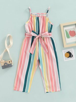 Girls-Casual-Bandage-Sleeveless-Suspender-Jumpsuit-Summer-Fashion-Stripe-Printing-Overalls-Long-Pants-Children-s-Clothing-1