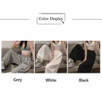 Women Gray Sweatpants 2023 Autumn Fashion Outfits Trends