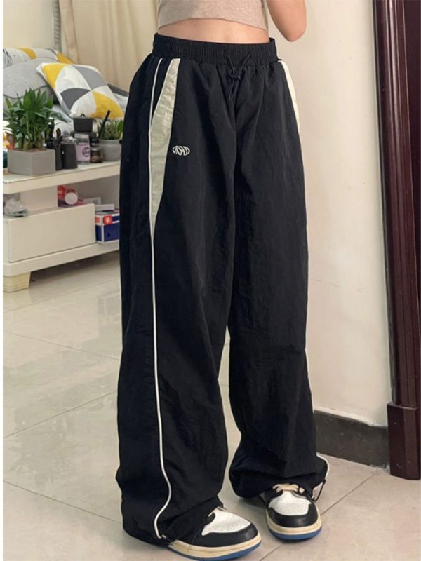 Women Casual Baggy Pants Vintage Oversized Trousers