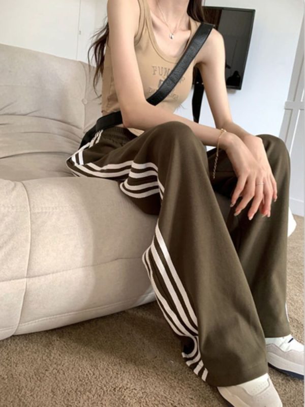 Casual Baggy Women Black Pants Harajuku Fashion Sweatpants Korean Streetwear Wide Leg Trousers