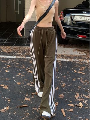 Casual Baggy Women Black Pants Harajuku Fashion Sweatpants Korean Streetwear Wide Leg Trousers