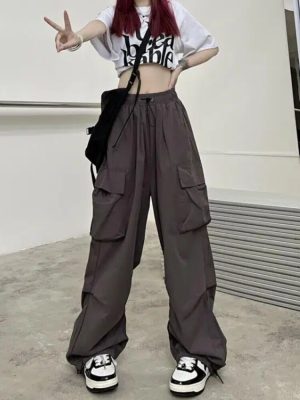 HOUZHOU-Vintage-Parachute-Cargo-Pants-Women-Y2k-Streetwear-Bf-Fashion-Trousers-Oversize-Jogging-Techwear-Sweatpants-Harajuku-1
