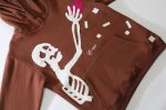 Hip Hop Streetwear Hoodie Sweatshirt Skeleton Patch Fleece Hooded Spring Outfits