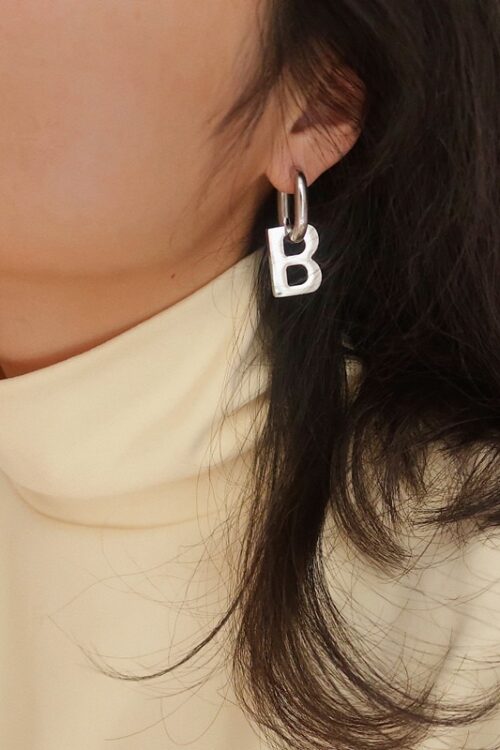 Women Letter B Drop Earrings Earrings Jewelry
