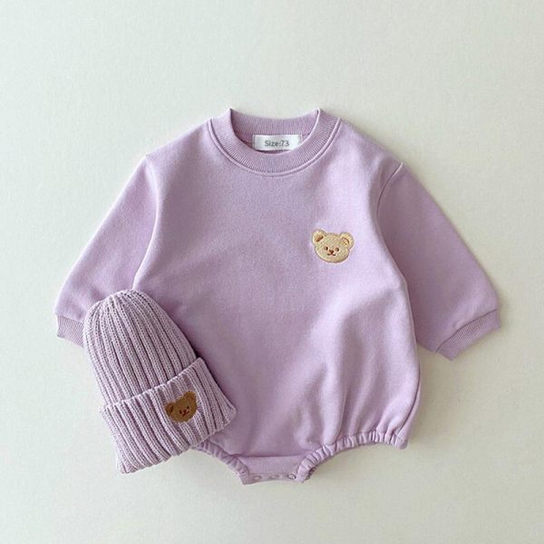 Baby Sweatshirt Romper Boy Spring Fall Jumpsuits 2023 Spring Fashion Outfits