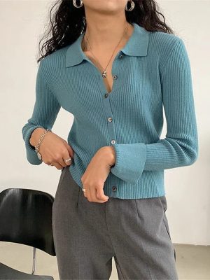 Korean-Fashion-Autumn-Spring-Knitted-Jacket-Girl-Thin-Cropped-Cardigan-Full-Sleeve-Knitted-Blouse-Pull-Femme-1