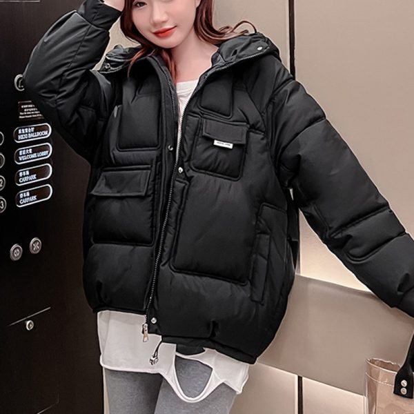 Winter Brief Paragraph Down Cotton-padded Jacket Female