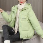 Winter Brief Paragraph Down Cotton-padded Jacket Female