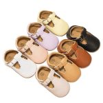 New Baby Shoes Leather Baby Boy Girl Shoes Rubber Sole Anti-slip Multicolor Toddler First Walkers Newborn Crib Toddler Shoes