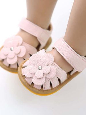 New-Infant-Baby-Shoes-Baby-Boy-Girl-Shoes-Toddler-Flats-Summer-Sandal-Flower-Soft-Rubber-Sole-1