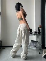 Women New Pocket Cargo Pants Women High Street Vintage Loose Y2K Pants