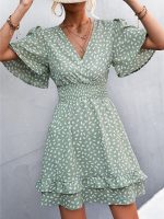 Sexy V Neck Mini Dress For 2023 Summer Fashion Outfits