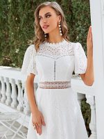 Women White Lace Dresses Women Summer 2023 Summer Fashion Outfits Trends