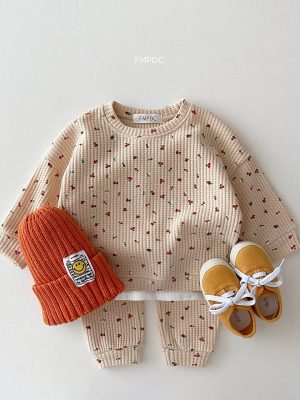 Baby Girls Cute Fruit Printing Tops + Trouser 2pcs