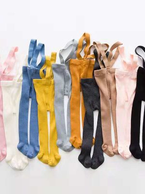 Wholesale-Babys-Cotton-Suspender-Pantyhose-Infants-Baby-Girls-Boys-Cute-Solid-Color-High-Waist-Bandage-Overall-1