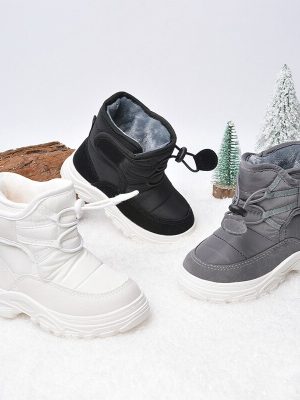 Snow Baby Soft Warm Plush Inside Cotton Anti-kick Boots