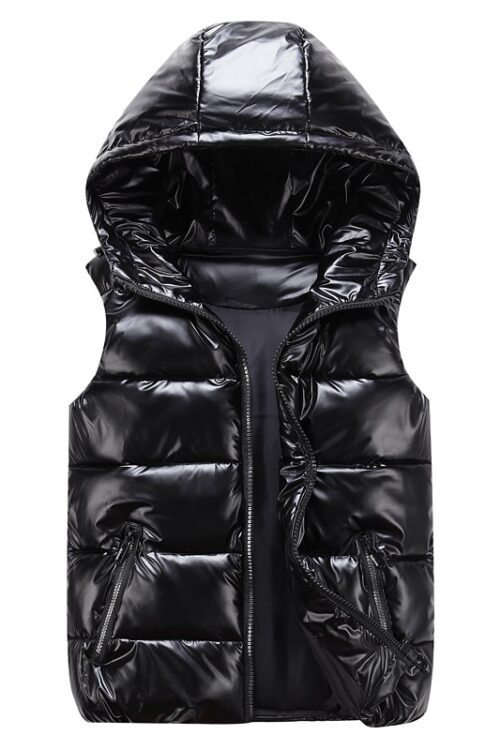 Women Vests Hooded Cotton Padded Jacket 2023 Winter Fashion Outfits Trends