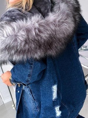 Women-Winter-Warm-Fluffy-Collar-Hooded-Denim-Jacket-Thick-Plush-Lined-Warm-Long-Sleeve-Jean-Coat-1