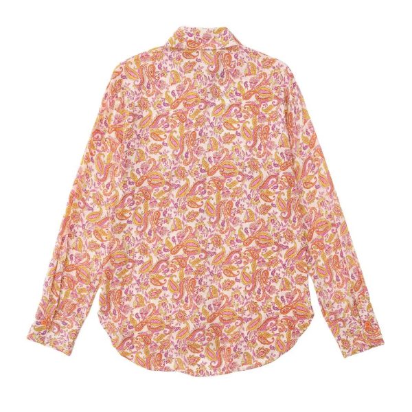 Spring Women Slimming Printed Shirt