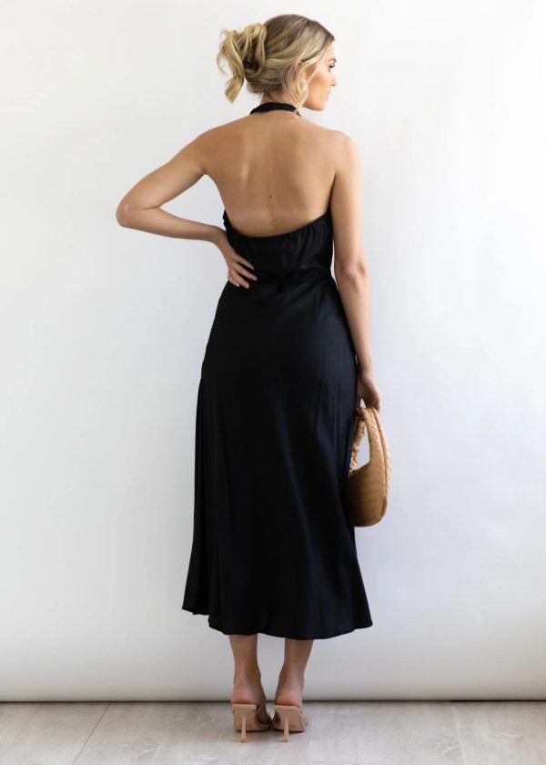 Women Summer New Holiday Neck Sexy Backless Dress