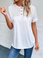 Casual Loose White Spring Summer T Shirt