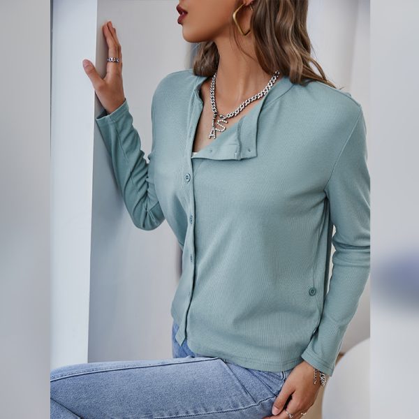 Autumn Winter Knitted Basic Cardian Women Long Sleeve O-Neck Single Breasted Tops Female Solid Elastic Cardian