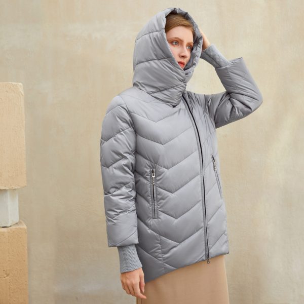 Hooded Women Winter Coat Cotton Warm Parkas Coat Women Elegant Causal Short Puffer Jacket Coat Ladies