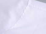 Summer Cotton Solid Color Loose-Fitting Women Shirt Front Rear Collared Poplin Long Sleeve Shirt for Women
