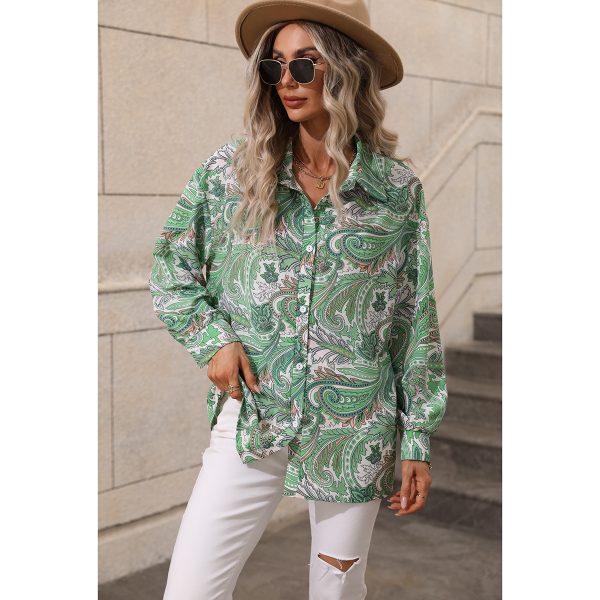 Casual Stand Collar Women Shirt Loose Autumn Clothes Color