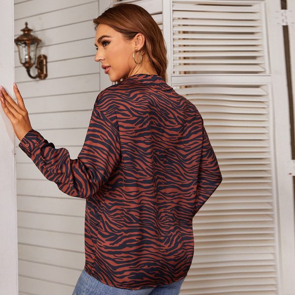 New Women Clothing Spring Autumn Shirts Lace-up Street Long-Sleeved Shirt for Women