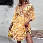 Bohemian Elegant Dress Summer Sexy  Tiered Dress
