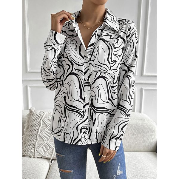 Sexy Women Shirt Spring Summer Long Sleeves Business Wear Slim Fit