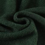 Winter Women Knitted Sweaters Solid Dark Green Long Sleeve Top Soft Warm Pullovers