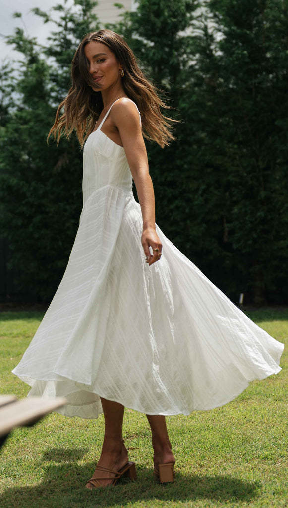 Women Clothing Sleeveless Maxi Dress with Irregular Asymmetric Hem