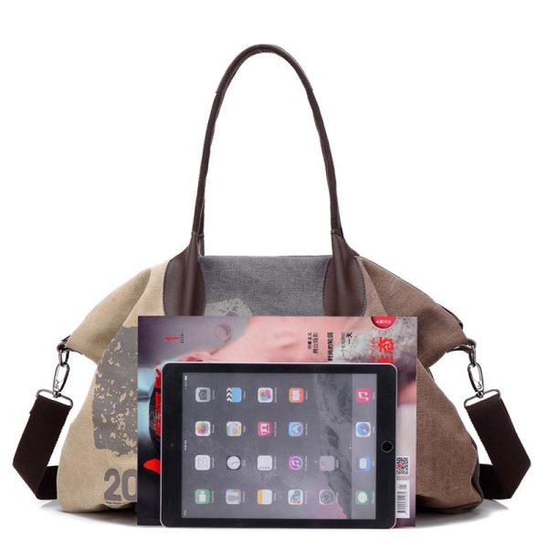 New Arrival Time-limited Canvas Women Bag Handbag Brands Hobo Shoulder Large Capacity For Graffiti Big Messenger Bags