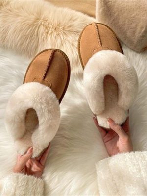 Vanessas New Winter Women's Warm Home Plush Slippers