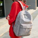 Vanessa's Solid Nylon School Backpack for Girls