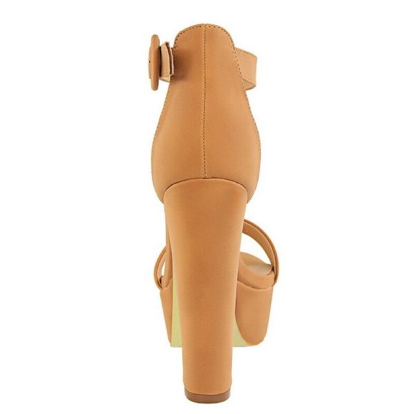 Women's Elegant High Heels Sandals with 13cm Super High Heel and Waterproof Platform Toe - Banquet Shoes by Vanessas