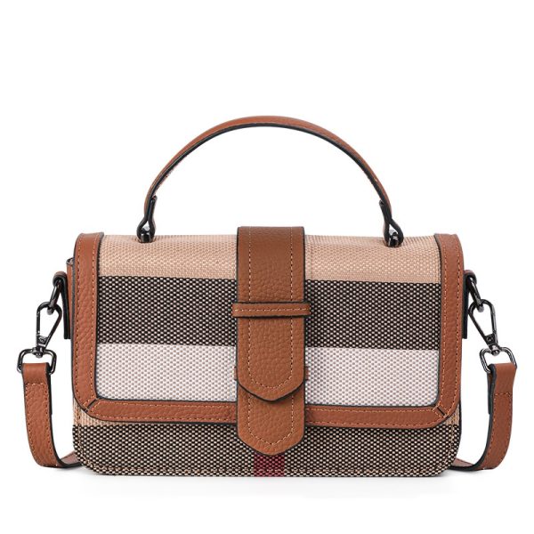 New Plaid Crossbody Bag for Women - High Capacity Shoulder Purse with Designer Brand