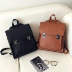 Fashion Women Backpack Women's PU Leather Backpacks Girl School Bag High Quality vintage shoulder Bags