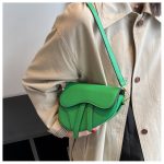 Women's Fashion Solid Color Flap Handbag & Purse Brand Design One Shoulder Bag