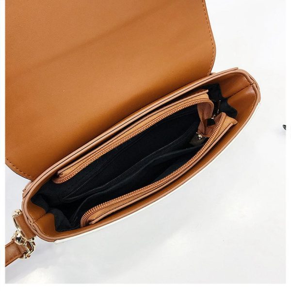 Female Embroidery Crossbody Bags for Women Messenger Bag Ladies Piano keys Pu Leather Handbag