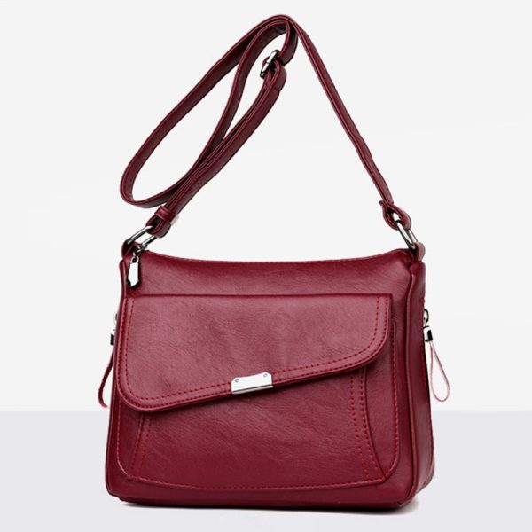 Female Flap Bag Soft Leather Luxury handbags Women bags Designer Shoulder bags for women crossbody bag Sac a main femme