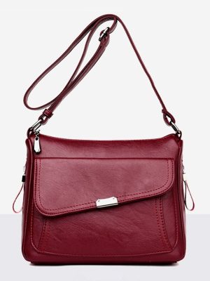 Female Flap Bag Soft Leather Luxury handbags Women bags Designer Shoulder bags for women crossbody bag Sac a main femme