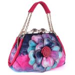 New Designer Women Handbag Colorful Flower Women's Tote Women Messenger Bags Fashion Ladies Shoulder Bag