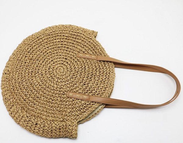 New Natural Ladies Tote large handbag hand-woven big straw bag