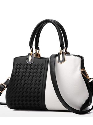 Brand Luxury Handbags Women Bags Pu Leather Lady Fashion Zipper Messenger Bag Female Plaid Shoulder Bags Casual Tote